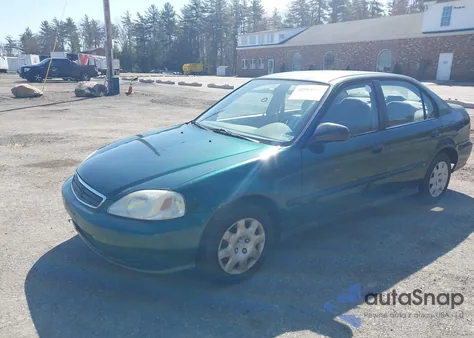 2000 Honda Civic Value Package from USA, damaged, VIN 2HGEJ661XYH532466